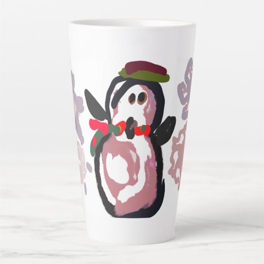 Penguin Winter  Milchtasse (Vorderseite)