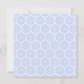 Penguin Winter Snow Birthday Baby Showbook Dankeskarte (Rückseite)