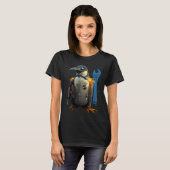 Penguin with Blue Wrench T-Shirt (Vorne ganz)