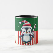 Penguin with Candy Cane Tasse (Zentrum)