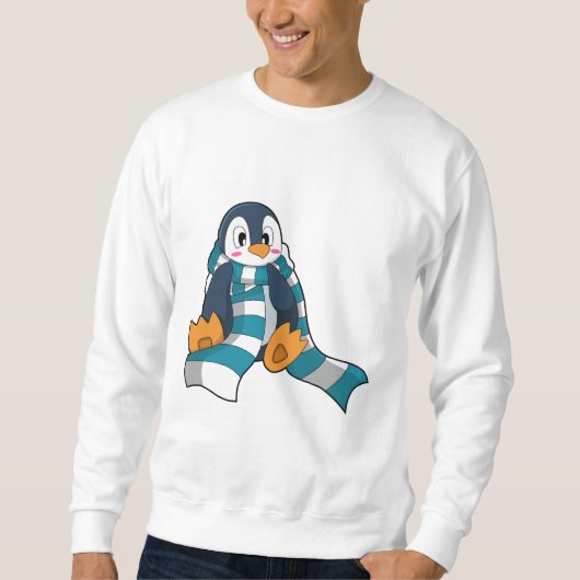 Penguin with Scarf Sweatshirt (Vorderseite)
