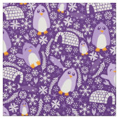 Penguin Wonderland Stoff (Nahaufnahme)
