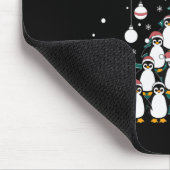 Penguin Xmas Tree Penguine Weihnachtsbaum Merry Ch Mousepad (Ecke)
