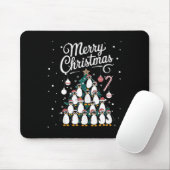 Penguin Xmas Tree Penguine Weihnachtsbaum Merry Ch Mousepad (Mit Mouse)