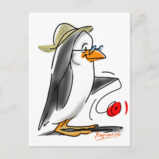 PeNgUiN YoYo Postkarte (Vorderseite)
