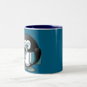 Penguin Zweifarbige Tasse (Mittel)