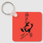 Penguine distributing christmas gifts schlüsselanhänger (Vorderseite)