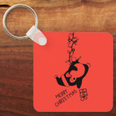 Penguine distributing christmas gifts schlüsselanhänger (Vorderseite)