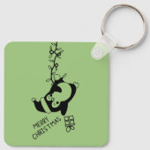 Penguine distributing christmas gifts schlüsselanhänger (Rückseite)