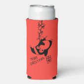 Penguine distributing christmas gifts selters dosenkühler (Seltzer Vorderseite)