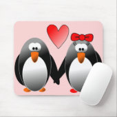 PENGUINEN IN DER LIEBE MOUSEPAD (Mit Mouse)