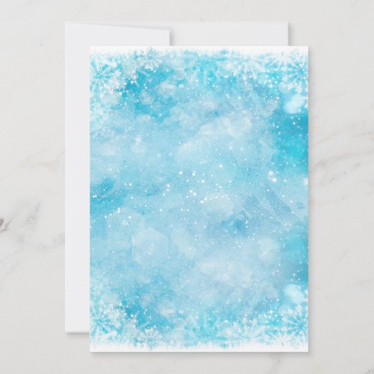 Penguingeschlecht decken Party Einladung auf (Rückseite)