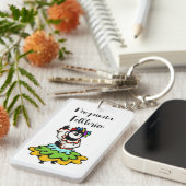 Penguinita Folklorico Dancer Schlüsselanhänger (Vorderseite rechts)