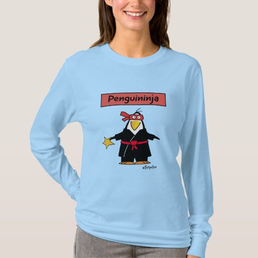 PENGUINJA Pinguin ninja von Sandra Boynton T-Shirt (Vorderseite)