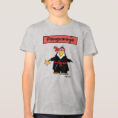 PENGUINJA Pinguin ninja von Sandra Boynton Tri-Blend Shirt (Vorderseite)
