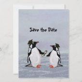 Penguins-Abschluss-Party Einladungen (Rückseite)