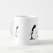 Penguins auf einer Tasse (Vorderseite Links)