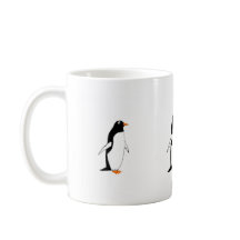 Penguins auf einer Tasse addieren Namen
