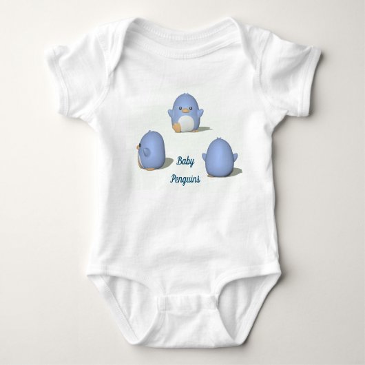 Penguins Baby Bodysuits (Vorderseite)
