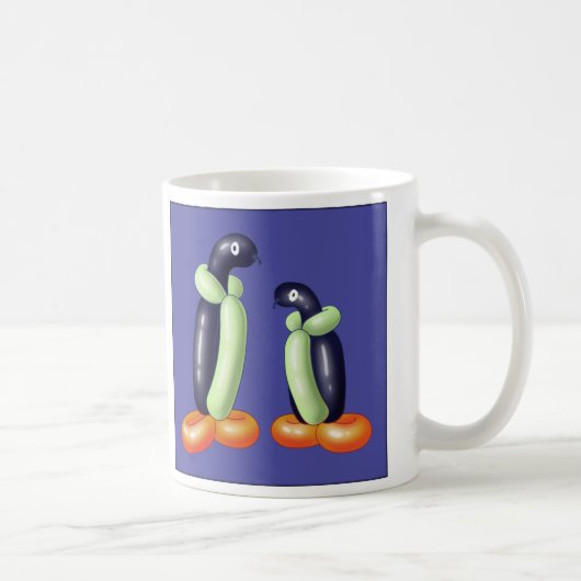 PENGUINS-BALLON-Tasse Kaffeetasse (Rechts)