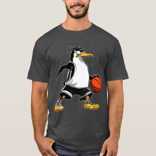Penguins Basketball / Basketball Player Pinguin T- T-Shirt