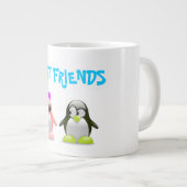 PENGUINS "BEST FRIENDS" Jumbo-Tasse (Vorderseite Rechts)