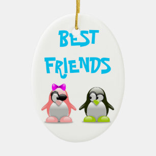 PENGUINS "BEST FRIENDS" KERAMIK ORNAMENT