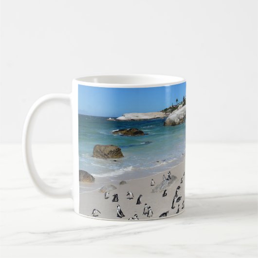Penguins Boulders Beach | Südafrika Kaffeetasse (Links)