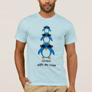 Penguins Chillin mit meiner Crew T-Shirt