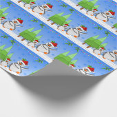 Penguins Christmas  Geschenkpapier (Ecke)