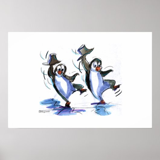 pEnGuInS dAnCiNg Poster (Vorne)