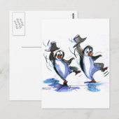 PeNgUiNs DaNciNg Postkarte (Vorne/Hinten)