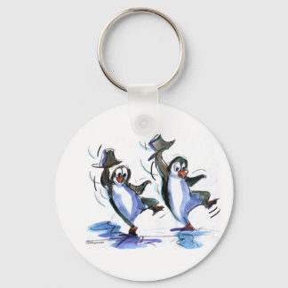 penguins dancing schlüsselanhänger