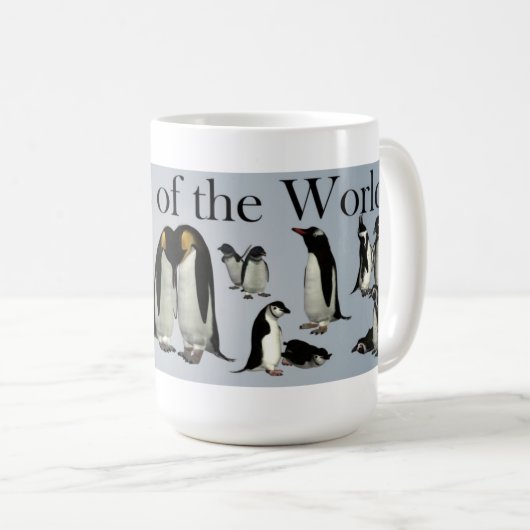 Penguins der WeltTasse Kaffeetasse (VorderseiteRechts)