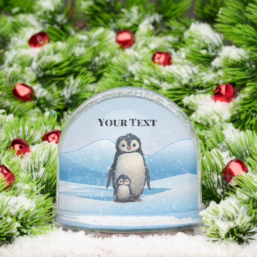 Penguins Design Snow Globe Schneekugeln (Weihnachten)