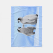Penguins-Fleece-Decke Fleecedecke (Vorderseite)