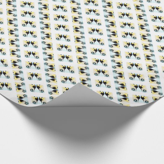 PENGUINS GESCHENKPAPIER (Ecke)