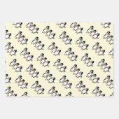 Penguins Graduation  Geschenkpapier Set (Vorderseite 2)