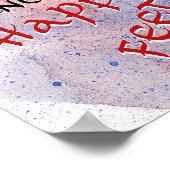 PENGUINS GROSSE WERTE BEISPIELE TANZ GLÜCKLICH POSTER (Ecke)