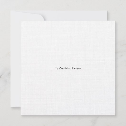 Penguins Hochzeitseinladung (individuell einstellb Einladung (Rückseite)