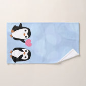 Penguins in der Liebe Handtuch (Handtuch)