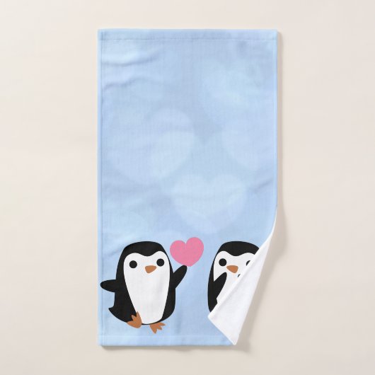 Penguins in der Liebe Handtuch (Handtuch)