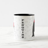 PENGUINS in der SCHNEE Tasse (Mittel)