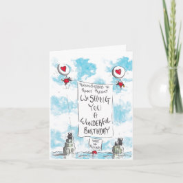 Penguins Inc Geburtstagskarte Feiertagskarte