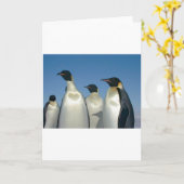 PENGUINS KARTE (Gelbe Blume)