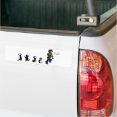 Penguins-Liebe-Jazz Autoaufkleber (Auf Lkw)