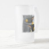 Penguins-mattierte Bier-Tasse Mattglas Bierglas (VorderseiteRechts)