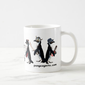 Penguins mit der Waffen-Tasse Kaffeetasse