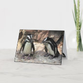Penguins Mother’s Day Karte (Vorderseite)