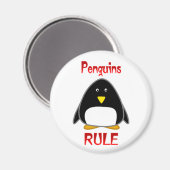 Penguins-Regel Magnet (Vorderseite/Rückseite)